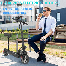 Load image into Gallery viewer, EVERCROSS Electric Scooter, Electric Scooter for Adults with 800W Motor, Up to 28MPH &amp; 25 Miles, Scooter for Adults with Dual Braking System, Folding Electric Scooter Offroad with 10&#39;&#39; Solid Tires

